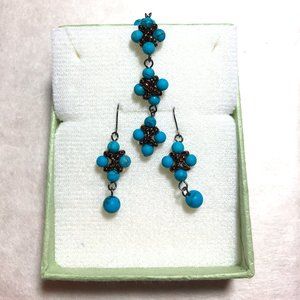 Handmade Beaded Necklace and Earrings SET